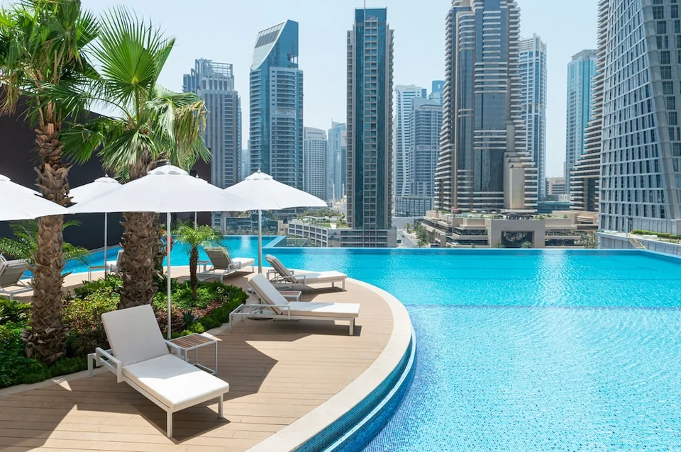 A photograph of Jumeirah Living Marina Gate