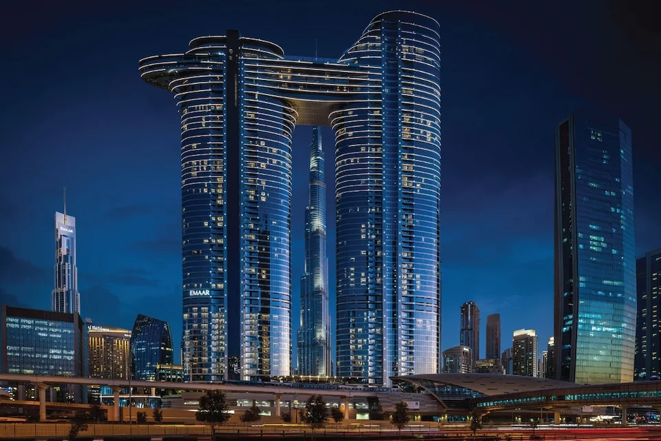 A photograph of Address Sky View