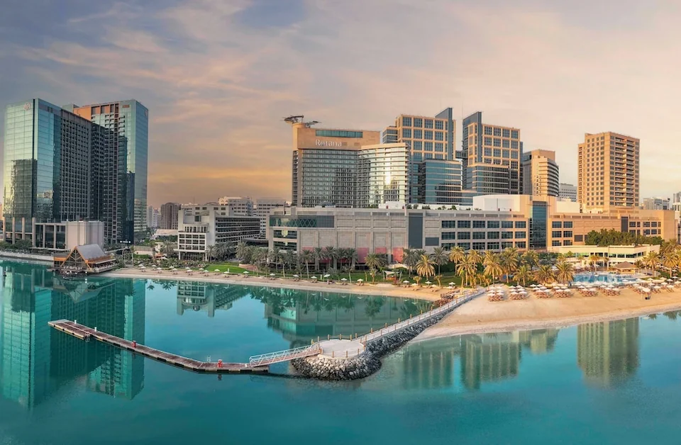 Beach Rotana otelinden bir fotoğraf