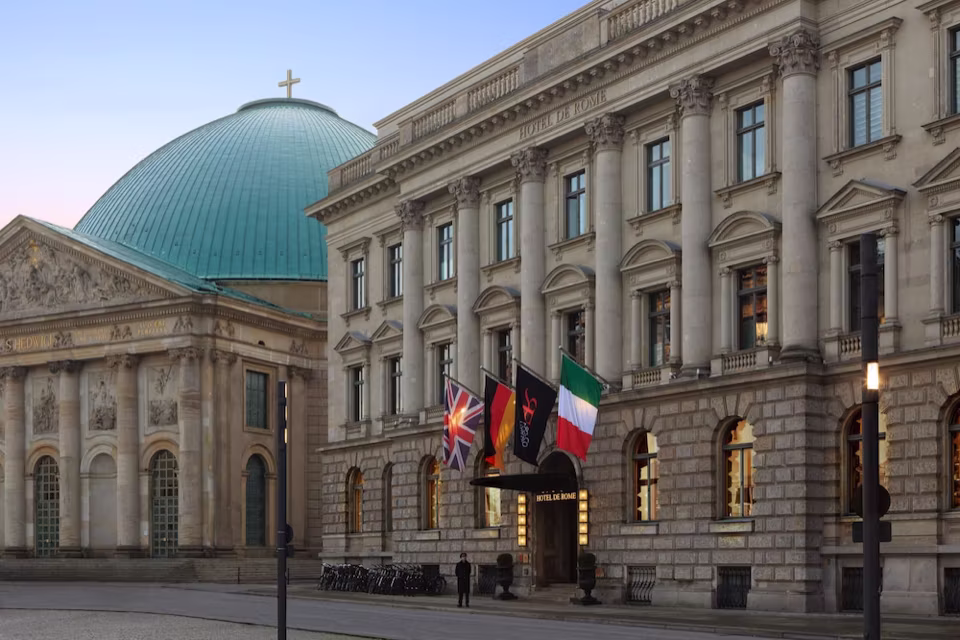 A photograph of Rocco Forte Hotel de Rome