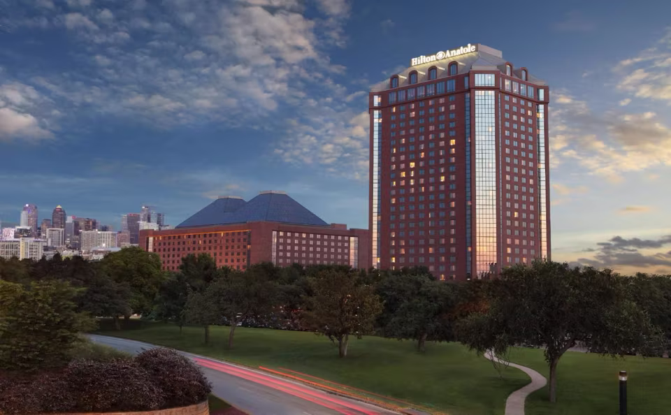Hilton Anatole otelinden bir fotoğraf