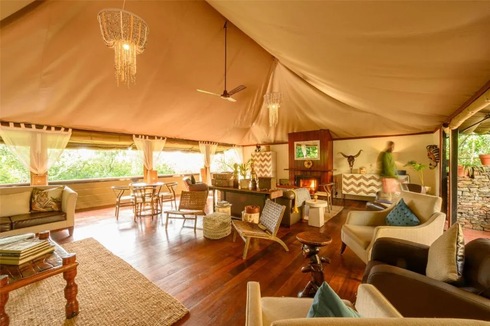Olare Mara Kempinski Masai Mara otelinden bir fotoğraf