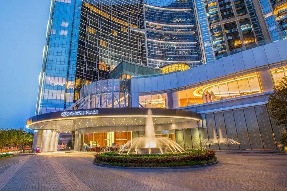 A photograph of Crowne Plaza Macao