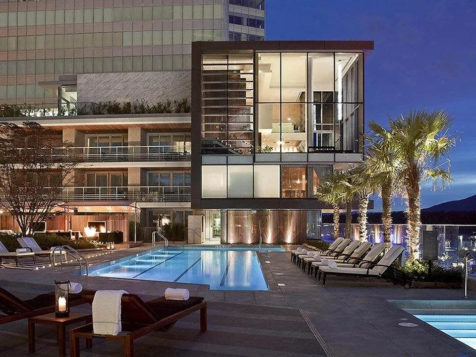 Fairmont Pacific Rim otelinden bir fotoğraf