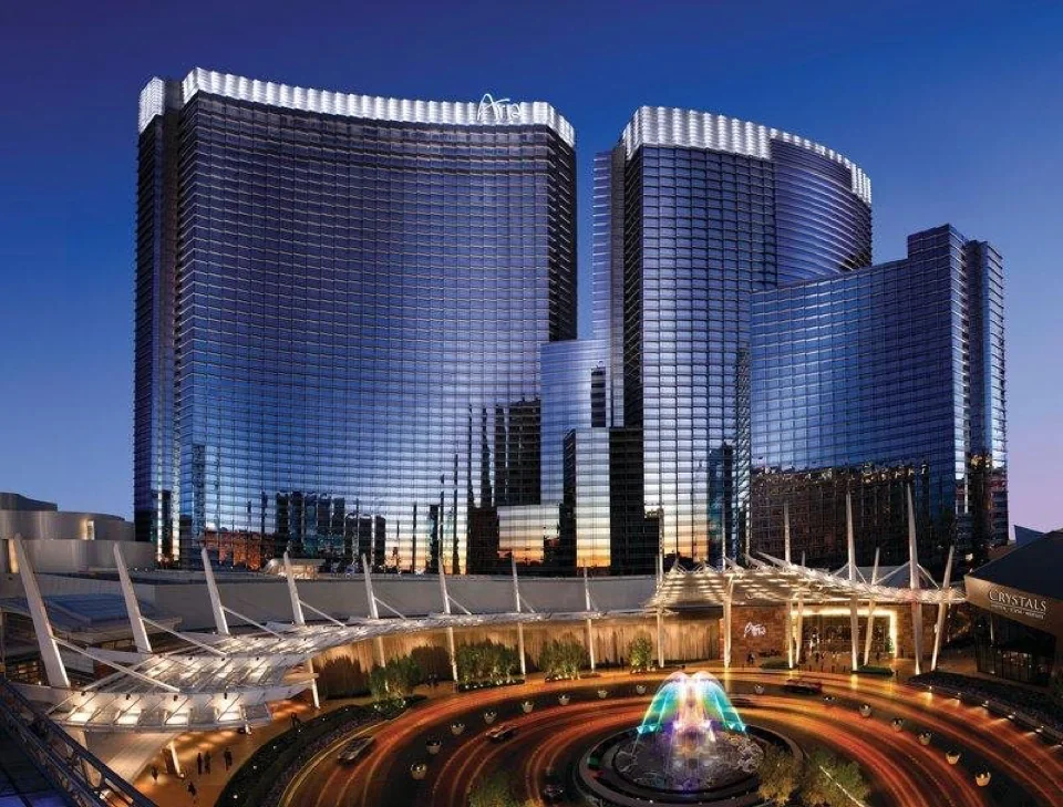 A photograph of Aria Resort & Casino