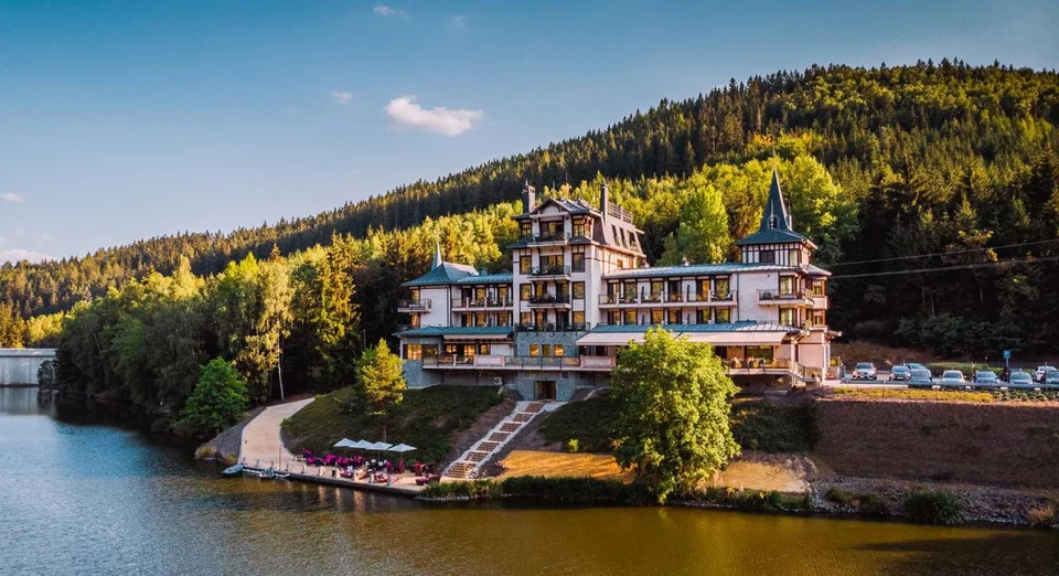 Retro Riverside Wellness Resort