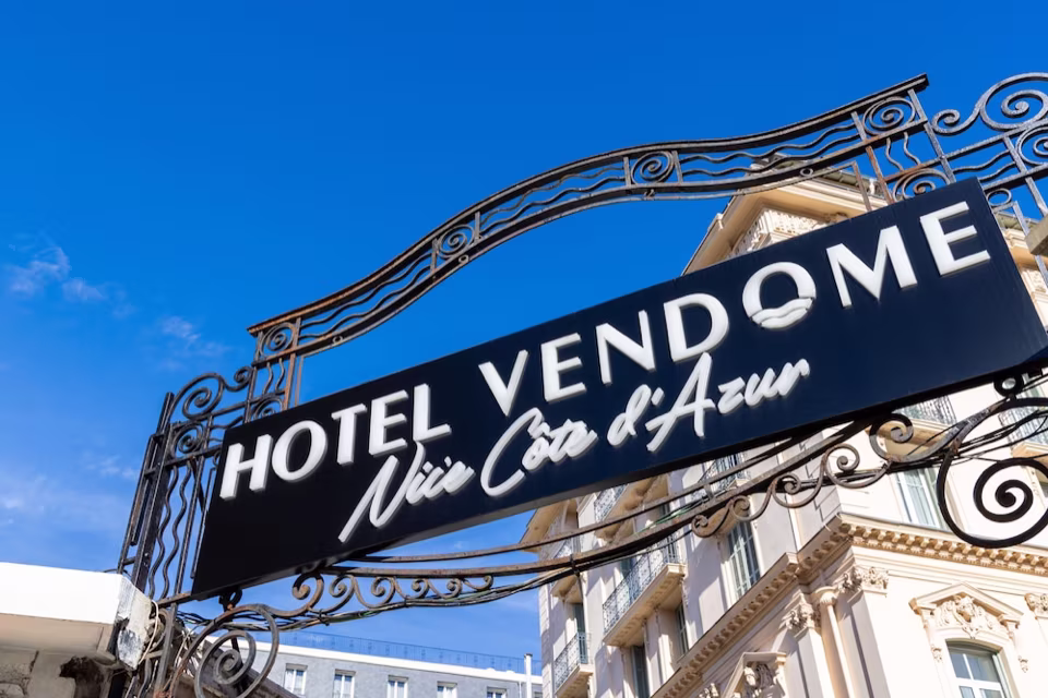 A photograph of Hotel Vendome