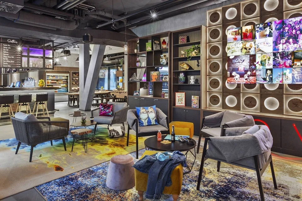 A photograph of Moxy Lausanne City