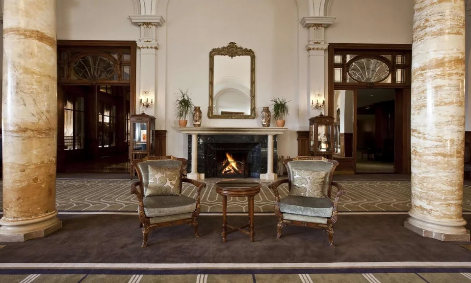 A photograph of Fairmont Le Montreux Palace