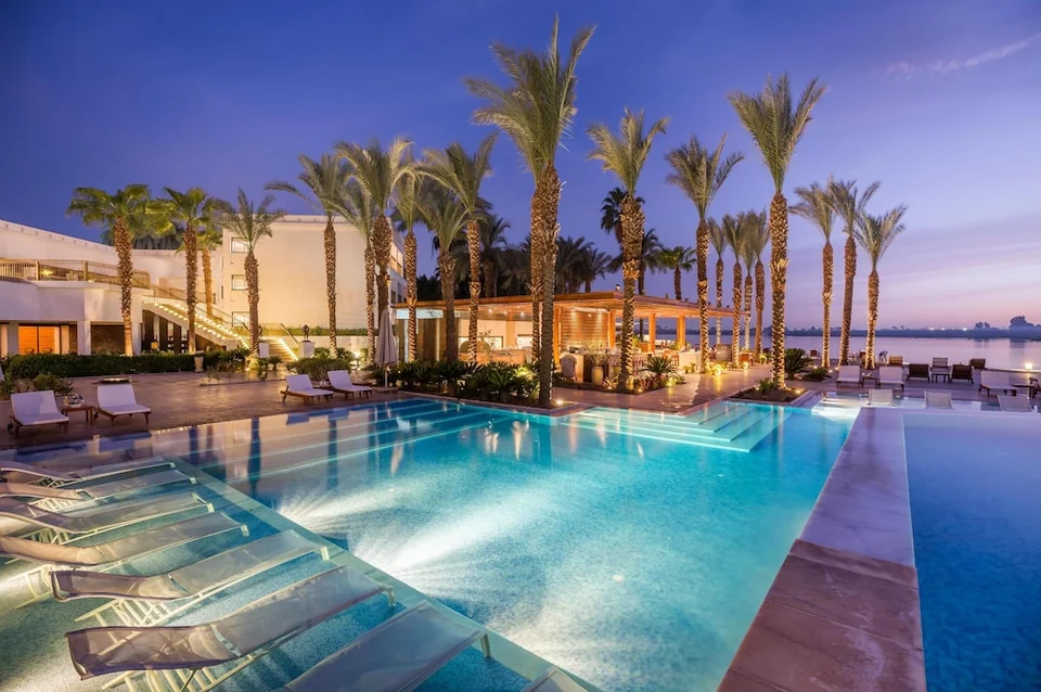 Hilton Luxor otelinden bir fotoğraf