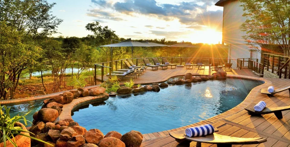A photograph of Victoria Falls Safari Club