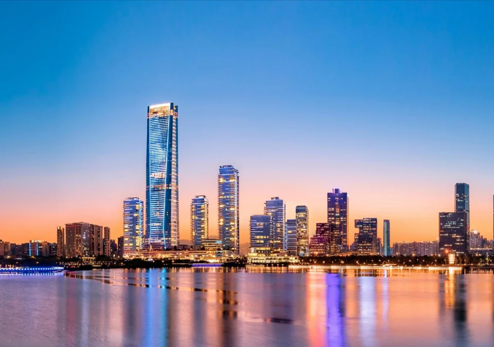 A photograph of Raffles Shenzhen