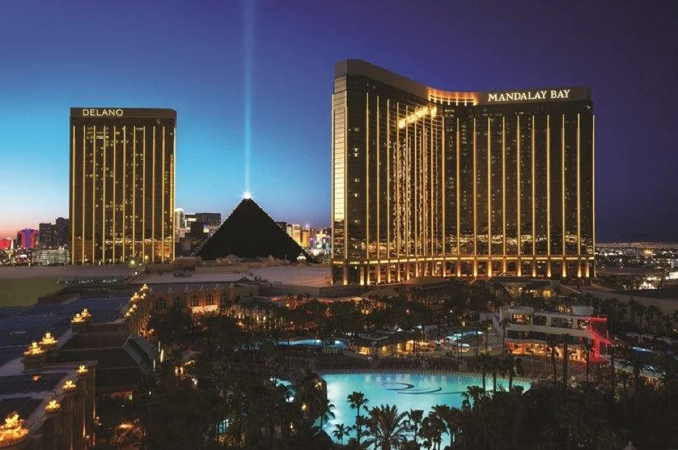 Mandalay Bay otelinden bir fotoğraf