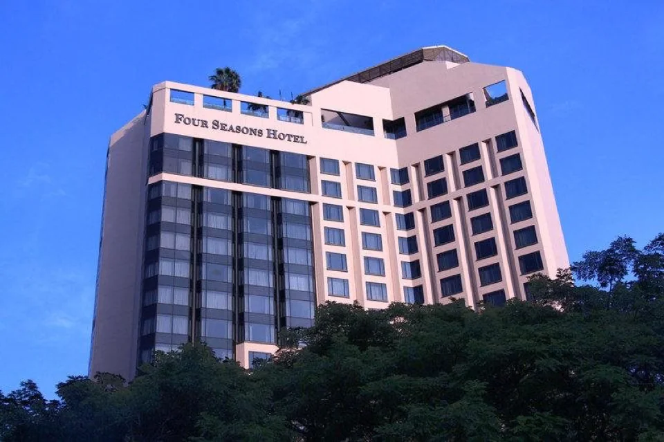 A photograph of Four Seasons Hotel Singapore
