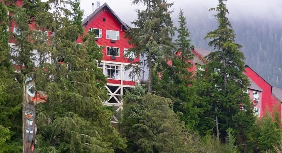 Cape Fox Lodge otelinden bir fotoğraf