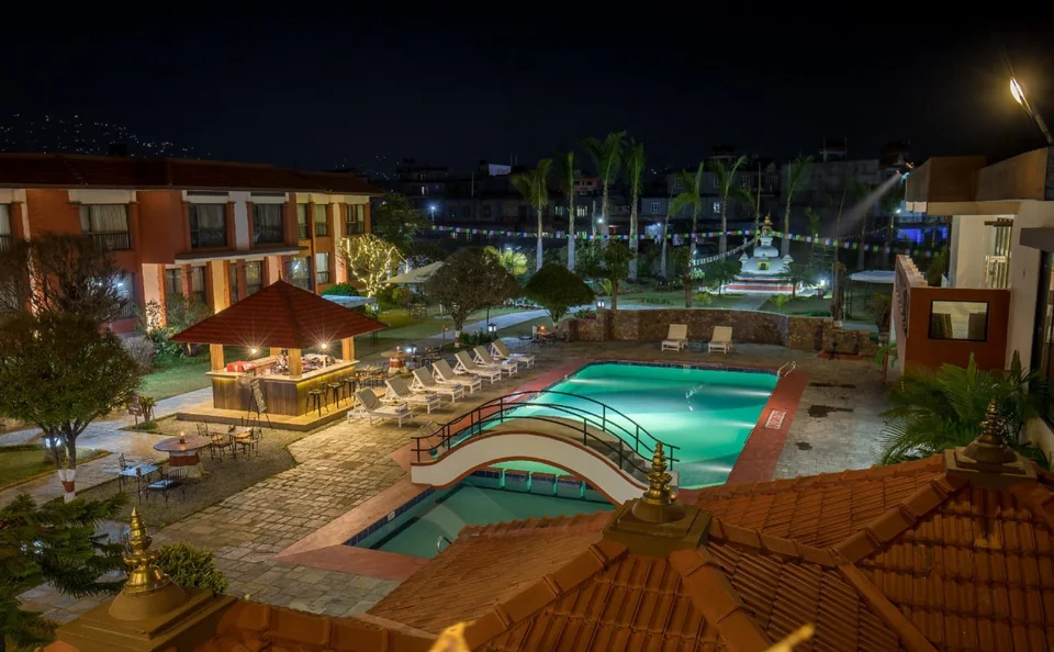 Hotel Pokhara Grande otelinden bir fotoğraf