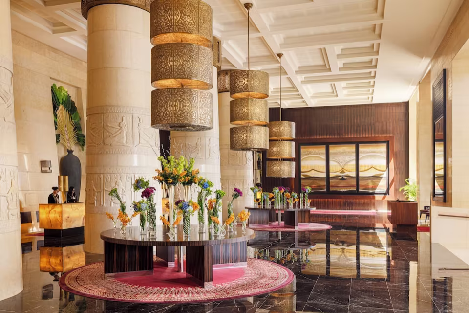 A photograph of Raffles Dubai