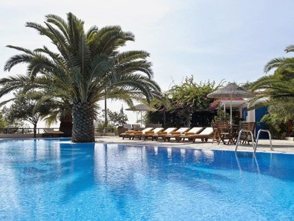 A photograph of Paradise Santorini Resort