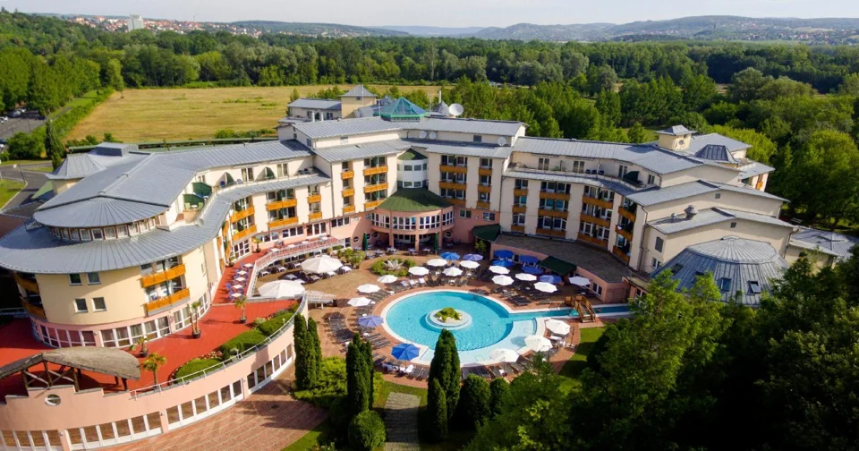 A photograph of Lotus Therme Hotel & Spa