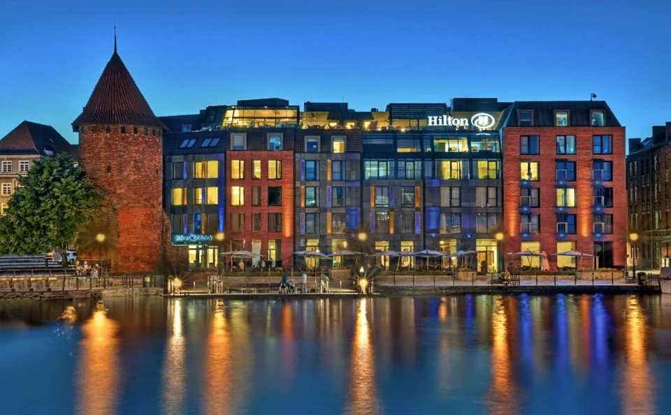 A photograph of Hilton Gdansk