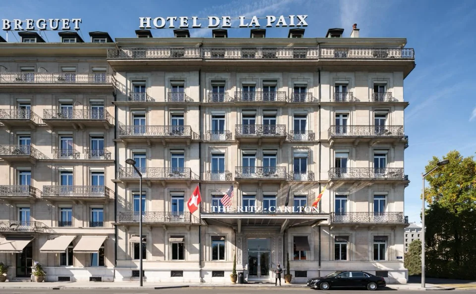 A photograph of The Ritz-Carlton Hotel de la Paix, Geneva