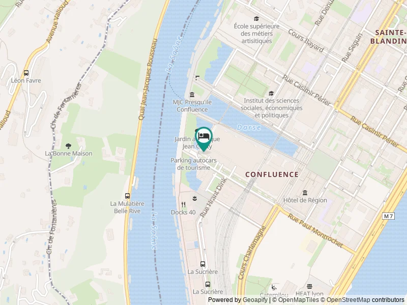Novotel Lyon Confluence konumu