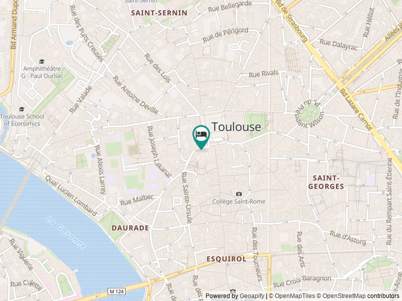 Crowne Plaza Toulouse konumu