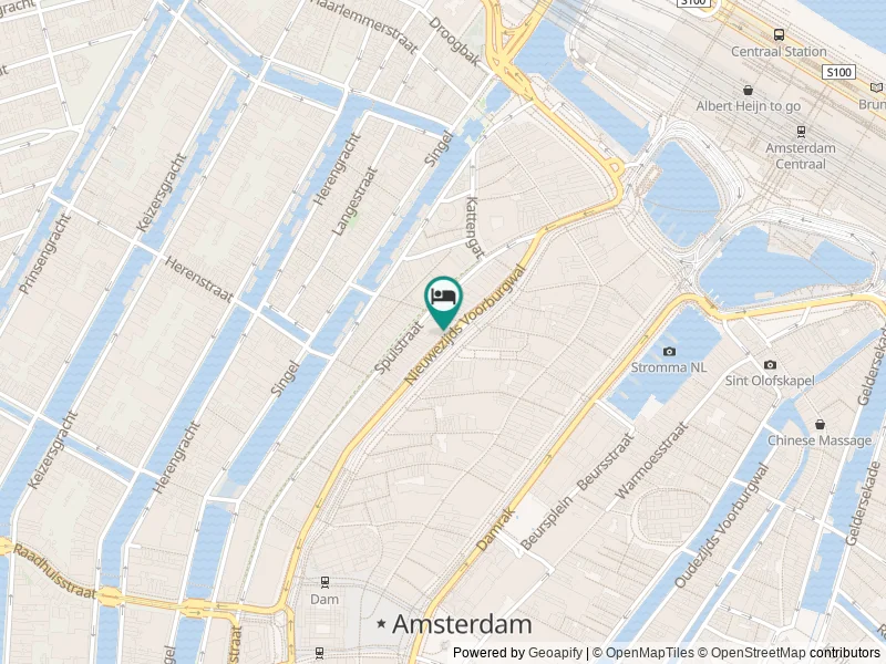 WestCord City Centre Amsterdam konumu
