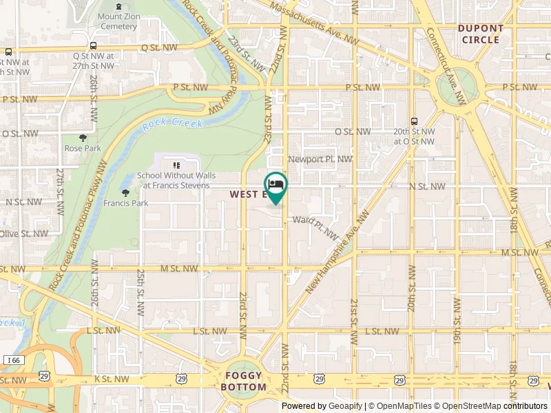 Embassy Suites Washington D.C. konumu