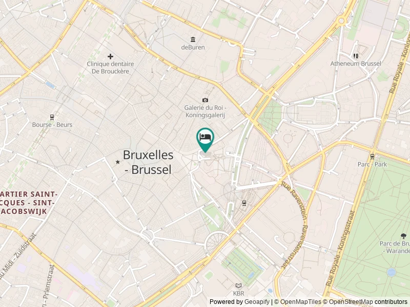 ibis Brussels off Grand Place konumu