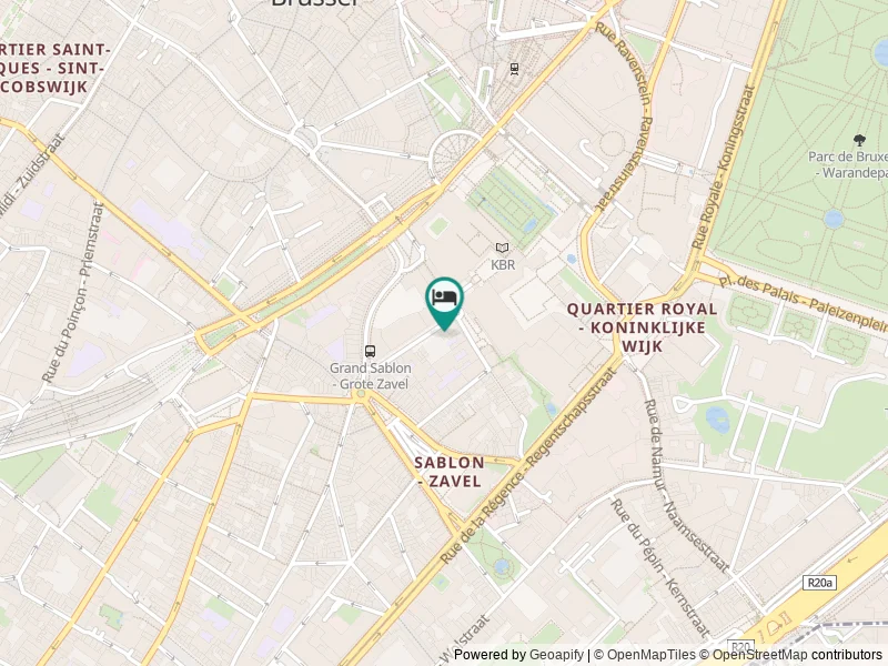 9Hotel Sablon konumu