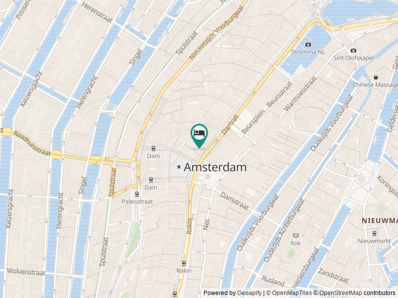 Swissôtel Amsterdam konumu