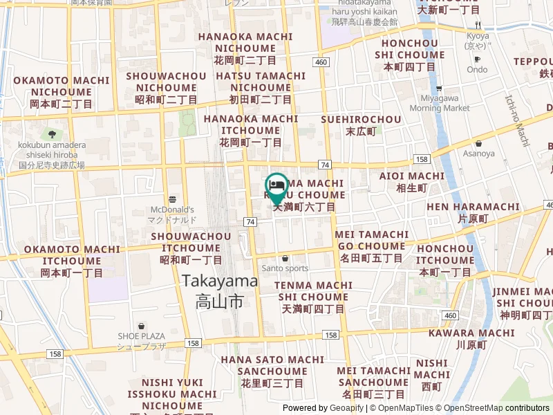 Chisun Grand Takayama konumu