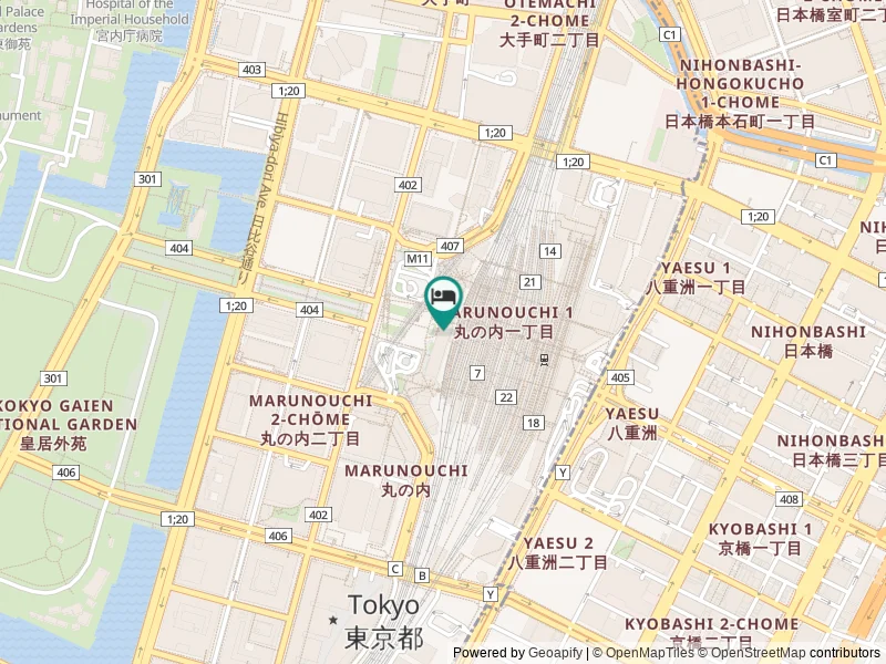 The Tokyo Station konumu