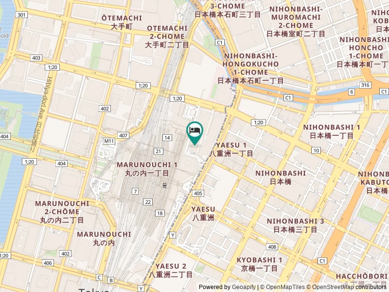 Shangri-La Tokyo konumu