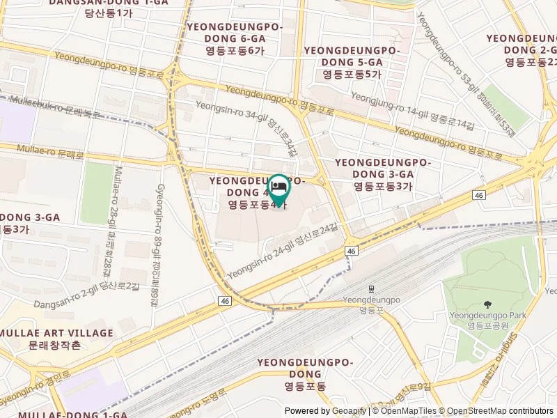 Courtyard Seoul Times Square konumu