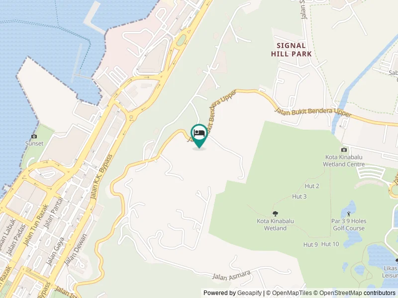 Kinabalu Daya Hotel konumu