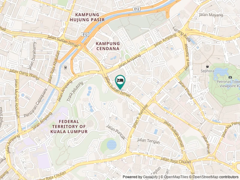 Concorde Hotel Kuala Lumpur konumu