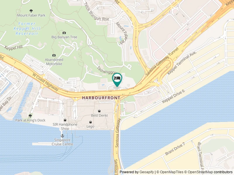 Travelodge Harbourfront konumu