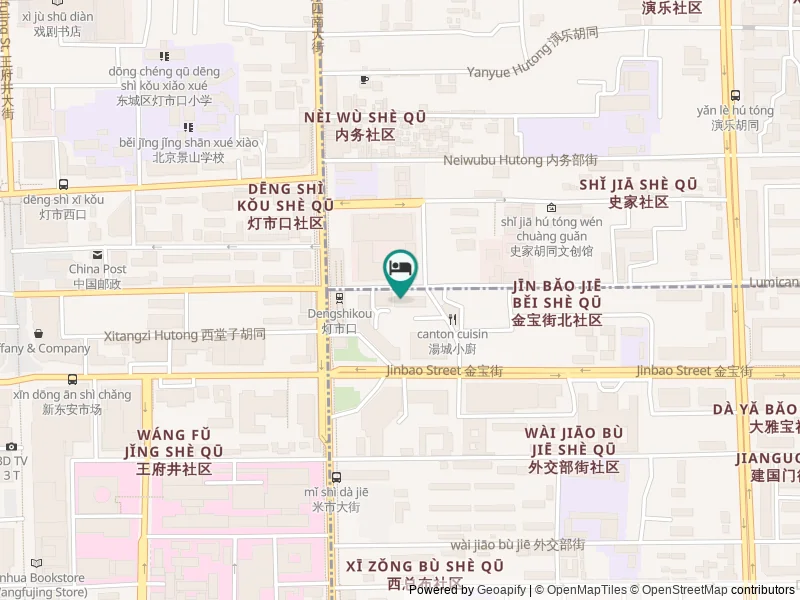 Park Plaza Beijing Wangfujing konumu