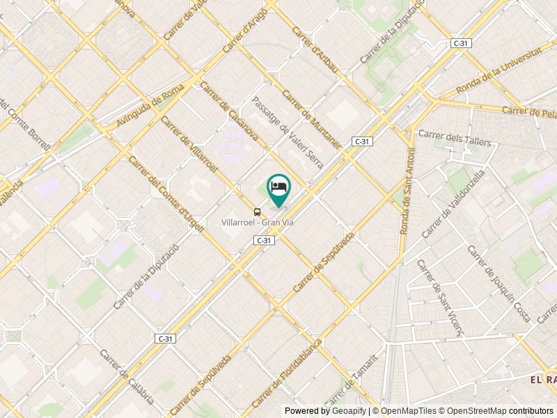 Hotel Soho Barcelona konumu