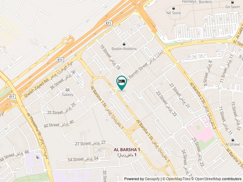 Centro Barsha konumu