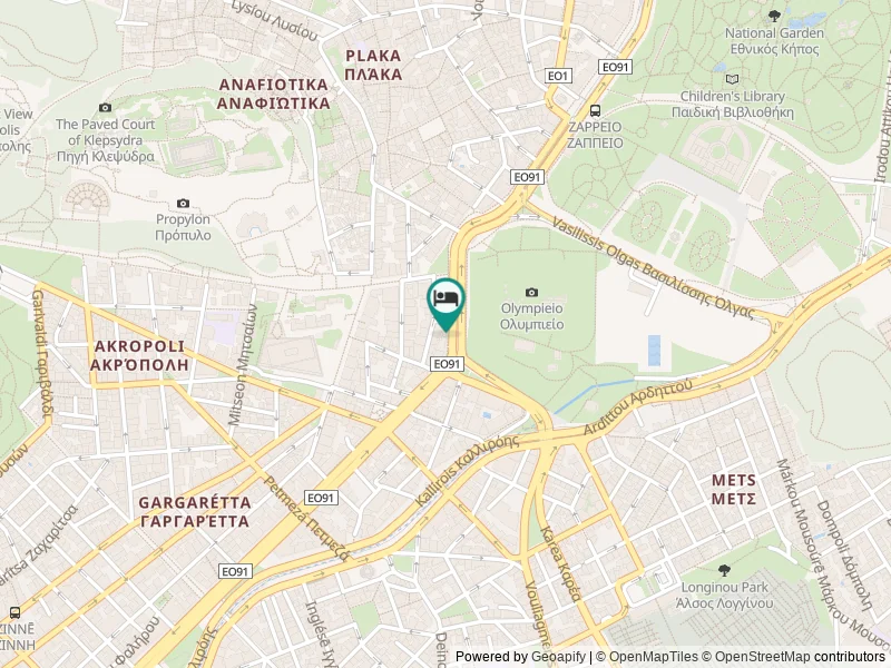 The Athens Gate Hotel konumu