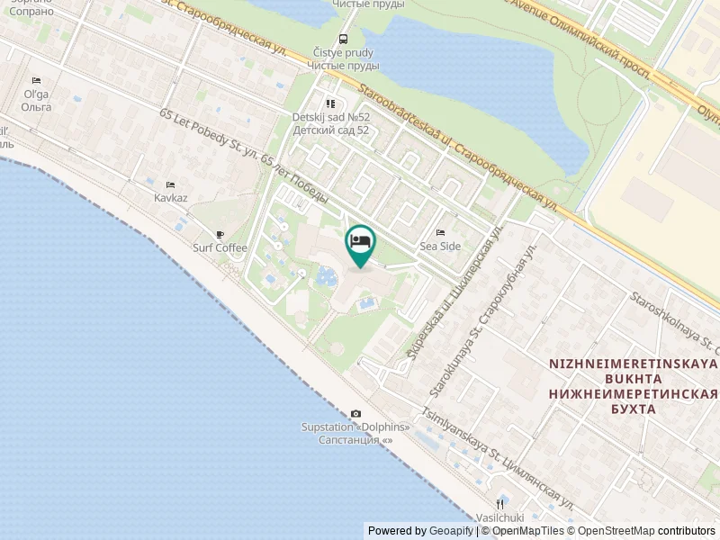 Radisson Collection Paradise Resort & Spa, Sochi konumu