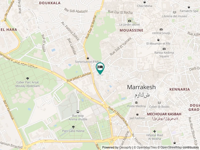 Riad Catalina konumu