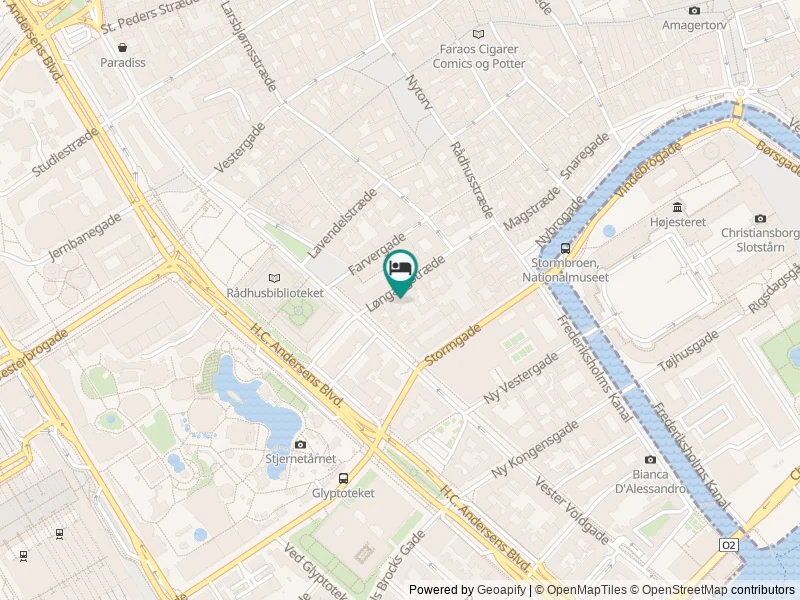Motel One Copenhagen konumu