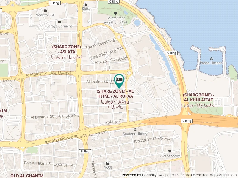 Century Hotel Doha konumu