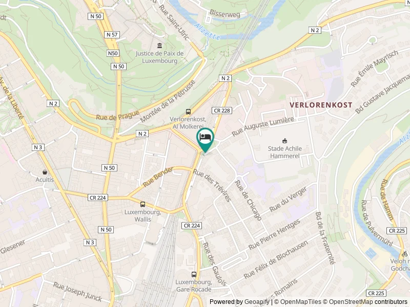 Novotel Luxembourg Centre konumu