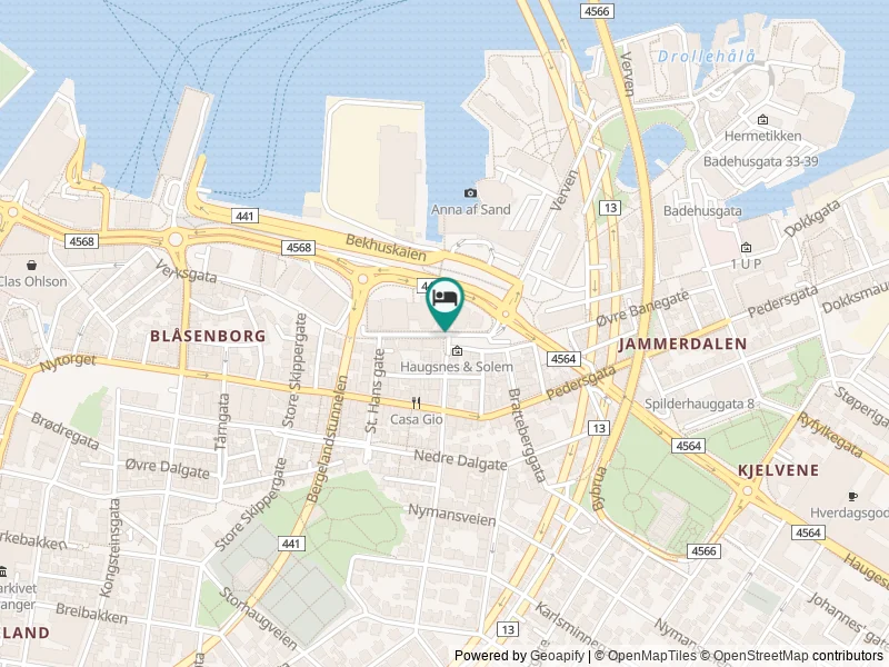 Scandic Stavanger City konumu