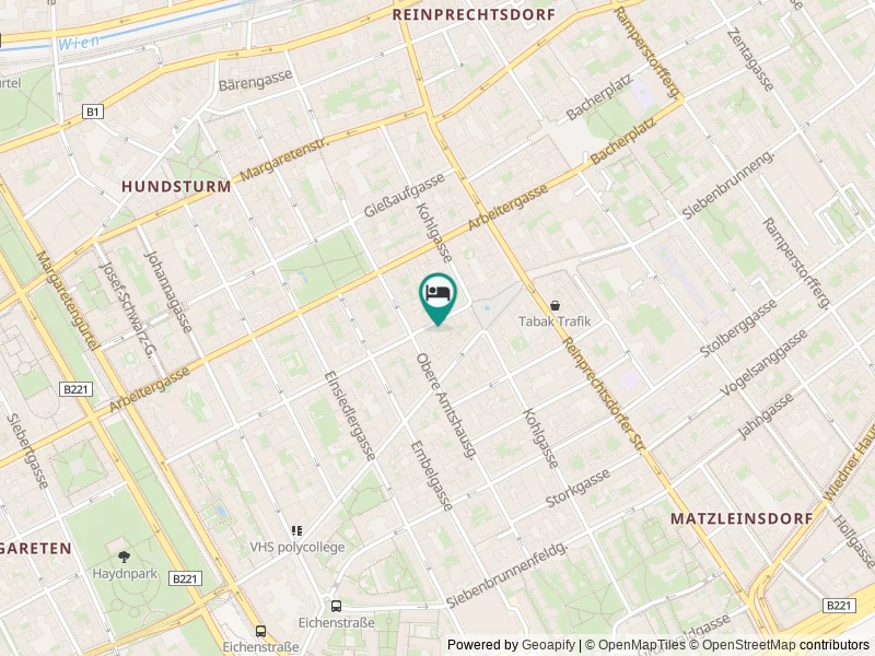 The Art Hotel Vienna konumu
